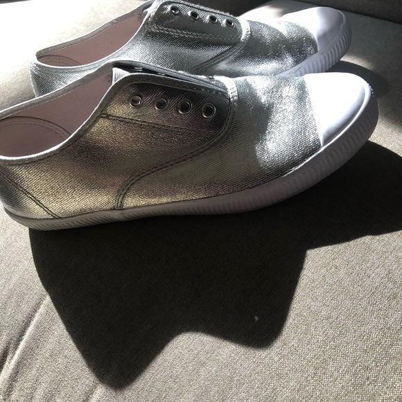 Seed silver sneakers size 39 worn once - Picture 4 of 7
